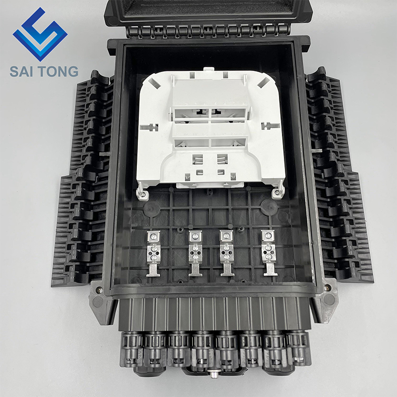 Saitong Fiber Optical 16 Core Splice Enclosure Splitter Box Caja Nap Box PLC Splitter Fiber Optic Distribution Box