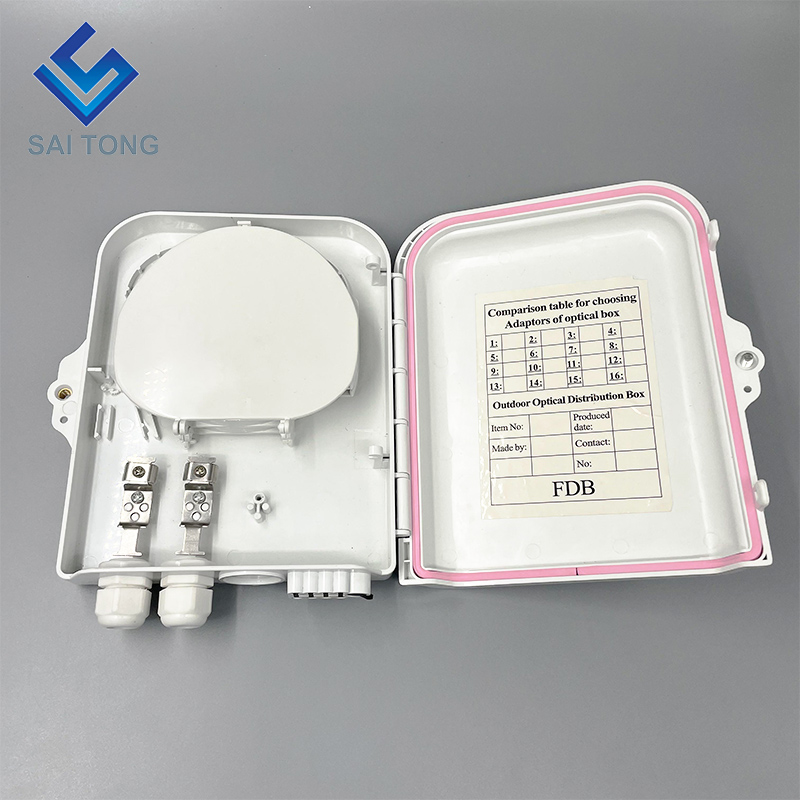 China Factory 48-Kern-FTTH-Box-PLC-Splitter 4-fach optischer Verteilerkasten 2 in 8-Port-NAP für Glasfasergeräte