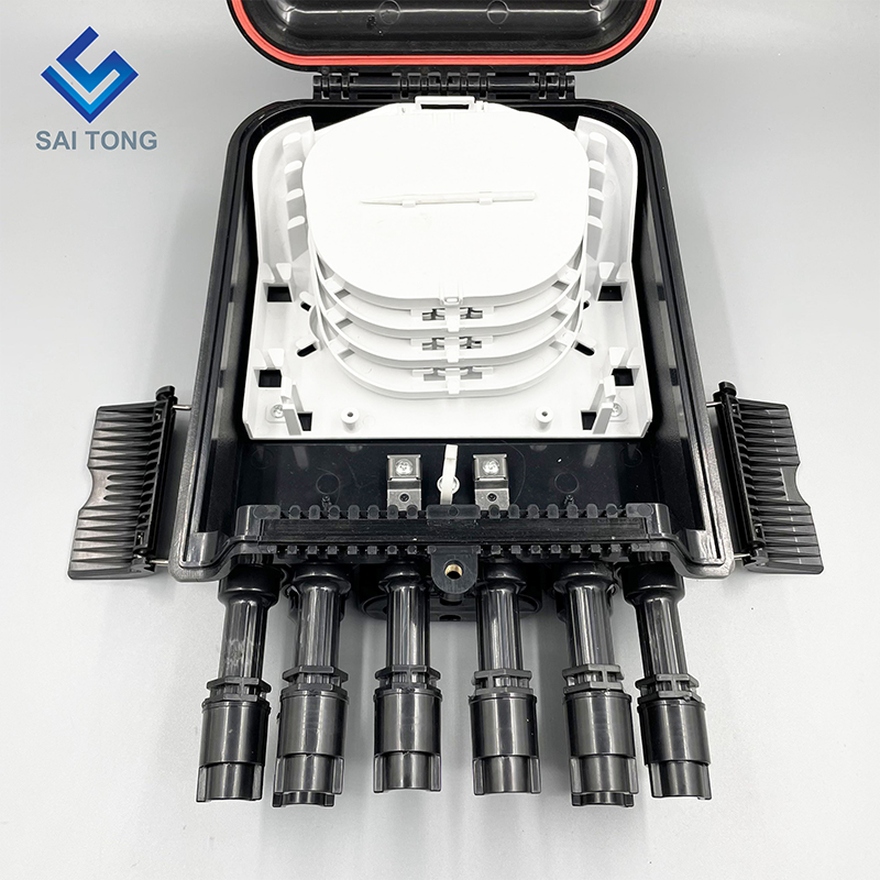 Südamerika FTTH 2/8 Port Fibra Optica Cajas Terminal Wasserdichte Glasfaser IP68 Verteilerkasten Neue Verbindung mit Flansch Huawei