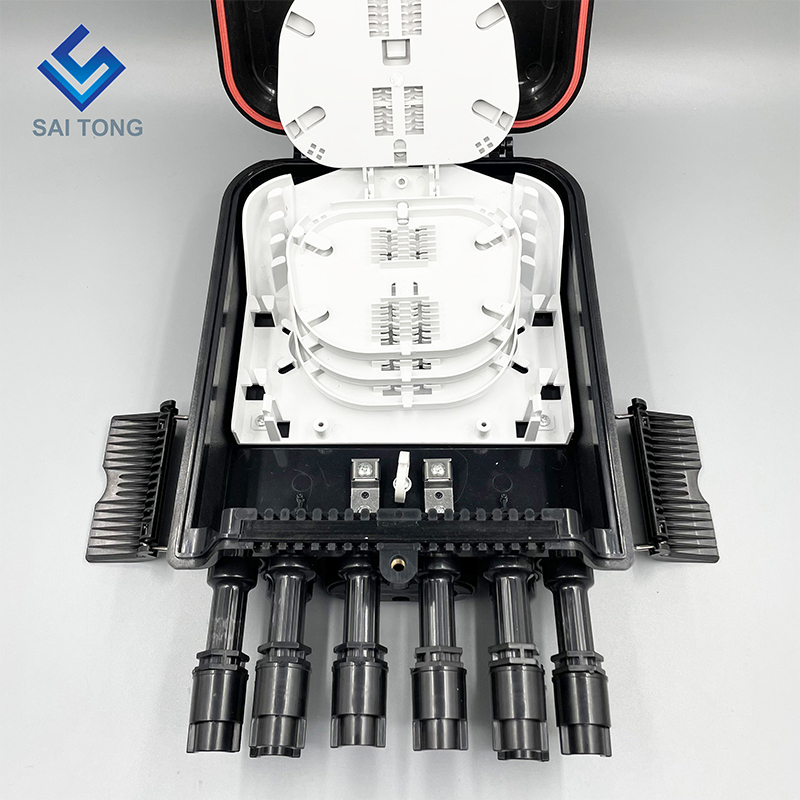 Südamerika FTTH 2/8 Port Fibra Optica Cajas Terminal Wasserdichte Glasfaser IP68 Verteilerkasten Neue Verbindung mit Flansch Huawei