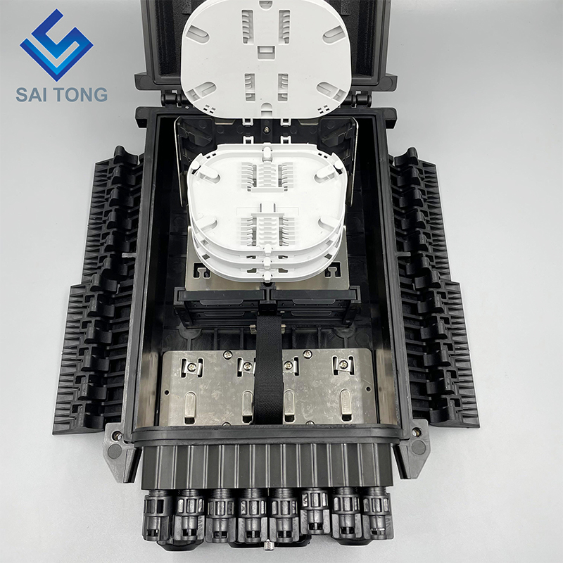 Saitong FTTH Outdoor Wasserdicht IP65 16 Kern Box Verteilung Glasfaser Terminal 4 in 16 Out mit neuem Produkt 1 Käufer