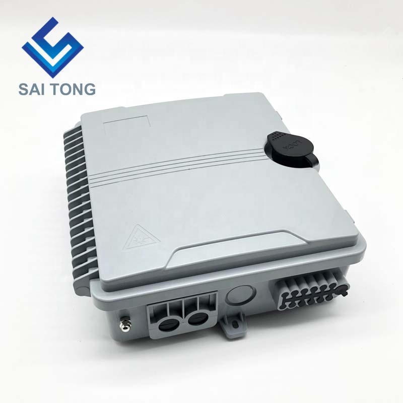 FTTH Outdoor 12 Core/port IP65 Fiber optic Connector Box Wasserdichte Kabelverschraubung Gpon Onu Fiber Optic Splice Box Kunststoff BOX NAP