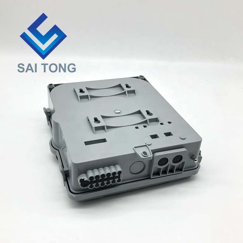 FTTH Outdoor 12 Core/port IP65 Fiber optic Connector Box Wasserdichte Kabelverschraubung Gpon Onu Fiber Optic Splice Box Kunststoff BOX NAP