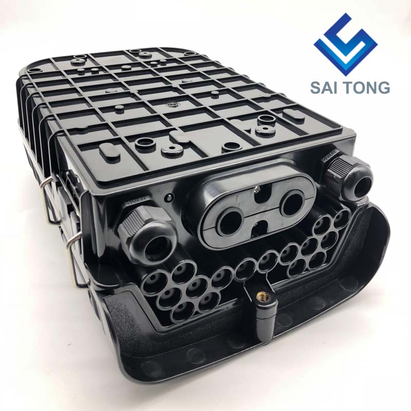 Saitong Made16 Core Glasfaser-Gehäusebox PLC FTTH FTTX FTTP Fiber Termination Box IP65 Outdoor Optical Fiber Joint Box Nap