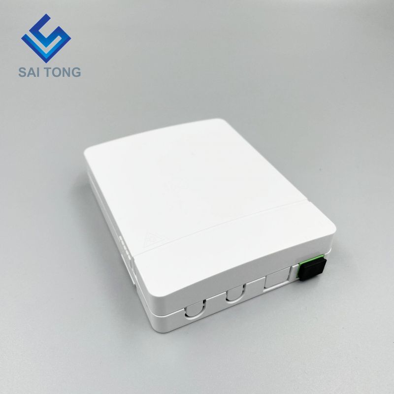 Ningbo Saitong Guter Preis Mini 2 Core FTTH Optical Fiber Termination Box Indoor Fiber Optic Terminal Verteilerkasten