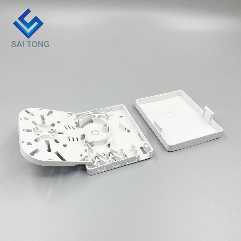 Ningbo Saitong Guter Preis Mini 2 Core FTTH Optical Fiber Termination Box Indoor Fiber Optic Terminal Verteilerkasten