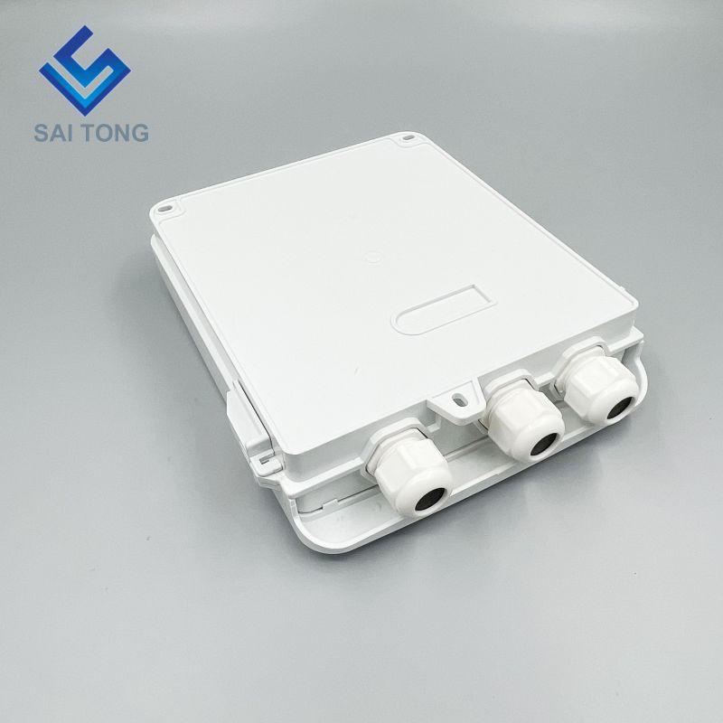 Cixi Saitong FTTH 8-Kern-Glasfaser-Anschlusskasten für den Innenbereich, 8 Ports, Wandmontage, 1 Eingang/3 Ausgänge, FDB. Neues Produkt