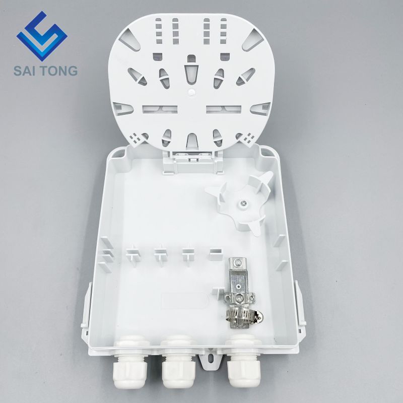 Cixi Saitong FTTH 8-Kern-Glasfaser-Anschlusskasten für den Innenbereich, 8 Ports, Wandmontage, 1 Eingang/3 Ausgänge, FDB. Neues Produkt