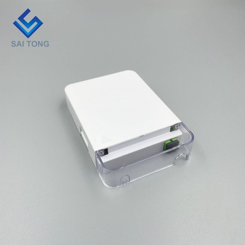 1 Core FTTH Fiber Optic Junction Box Heißer Verkauf Fiber Optic Terminal Box MINI Indoor Outdoor 1 Ports Optische Faser terminal Box