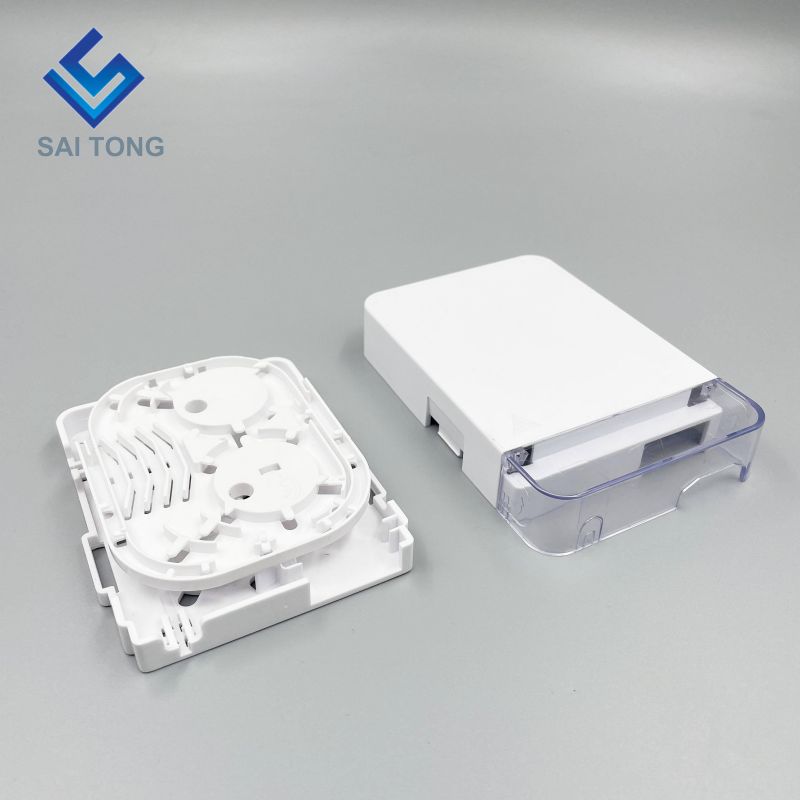 Heißer Verkauf 2 Core duplex FTTH Fiber Optic Junction Box Fiber Optic Terminal Box Indoor Outdoor 1 Ports Optische Faser terminal Box