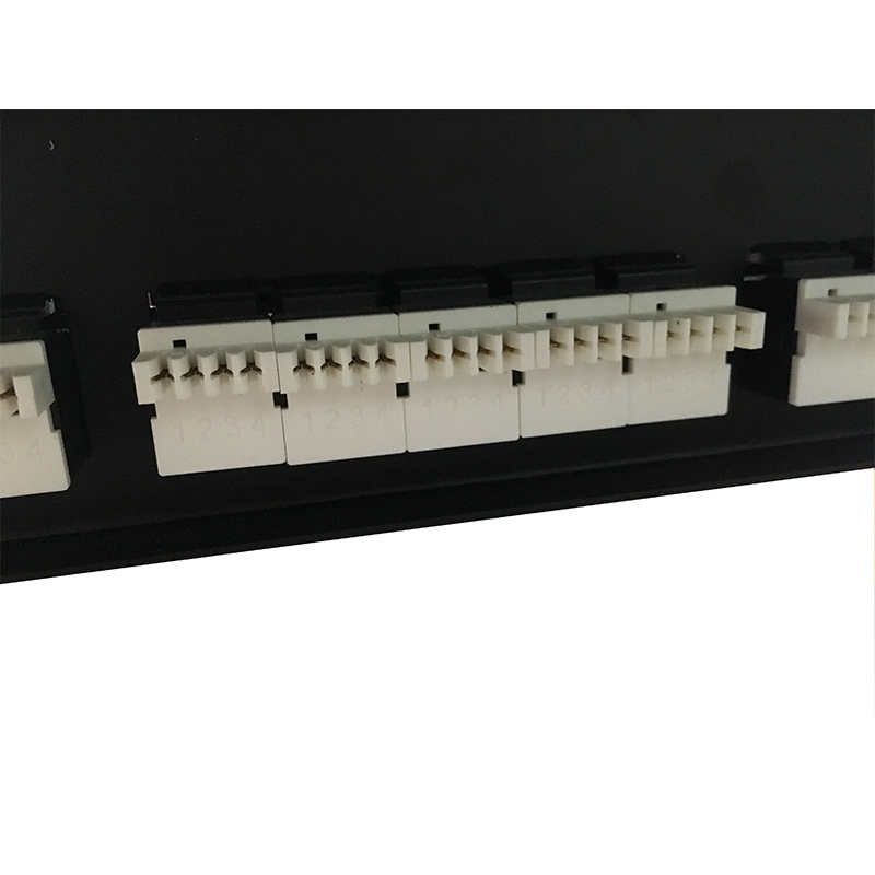 2U 19'' 50 Ports RJ11 Krone Jacken, Stahlhalterung Cat3 Patch Panel Blank Ungeschirmtes UTP Cat3 RJ11 Patch Panel