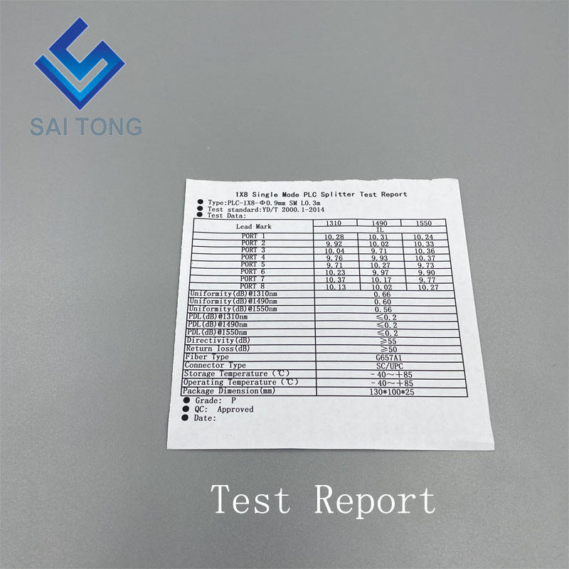 1:2 SC/UPC-Karte PLC-Glasfaser-Splitter-Karte, die Splitter einfügt, wasserdichter SC-UPC-LGX-Box-Kassetten-Splitter