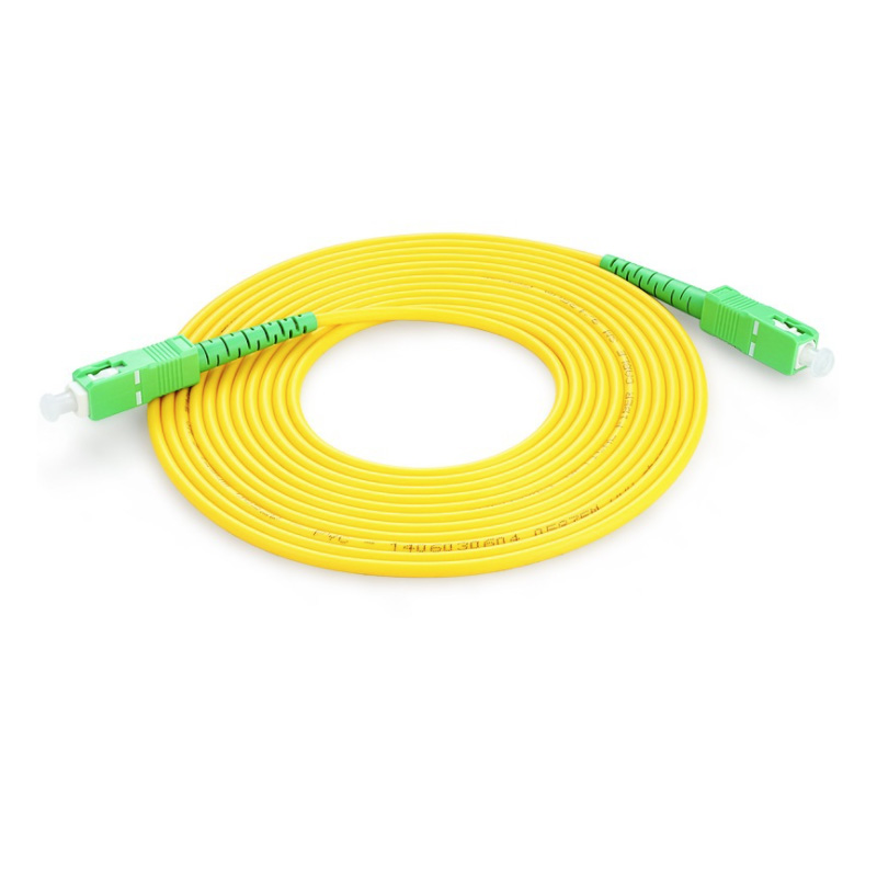 Sc/Apc Simplex Singlemode 1 m 3,0 mm/2,0 mm Glasfaser-Patchkabel führt Jumper