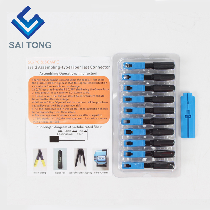 Saitong Supply Kommunikationsgeräte-Schnellverbinder sc/upc ftth Glasfaser-Schnellverbinder