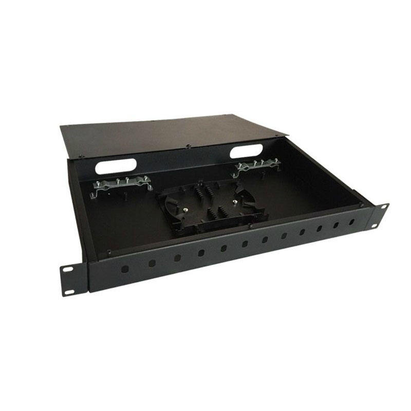 19-Zoll-FTTH-12-Ports-FC-St-Rack-Montage-Glasfaser-Verteilerrahmen. Glasfaser-Patchpanel/Rack-Mount-ODF