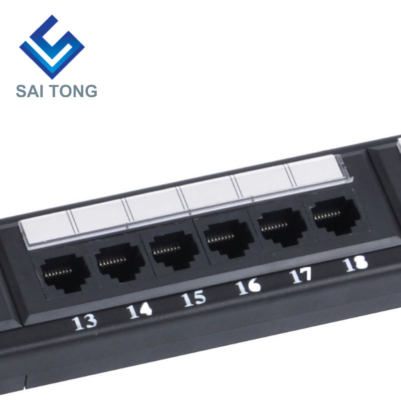 1U 19'' 24 Ports RJ45 Krone Jacken, Stahlhalterung Cat5e Patch Panel Blank ungeschirmt utp Cat5e CAT5 CAT6 RJ45 Patch Panel