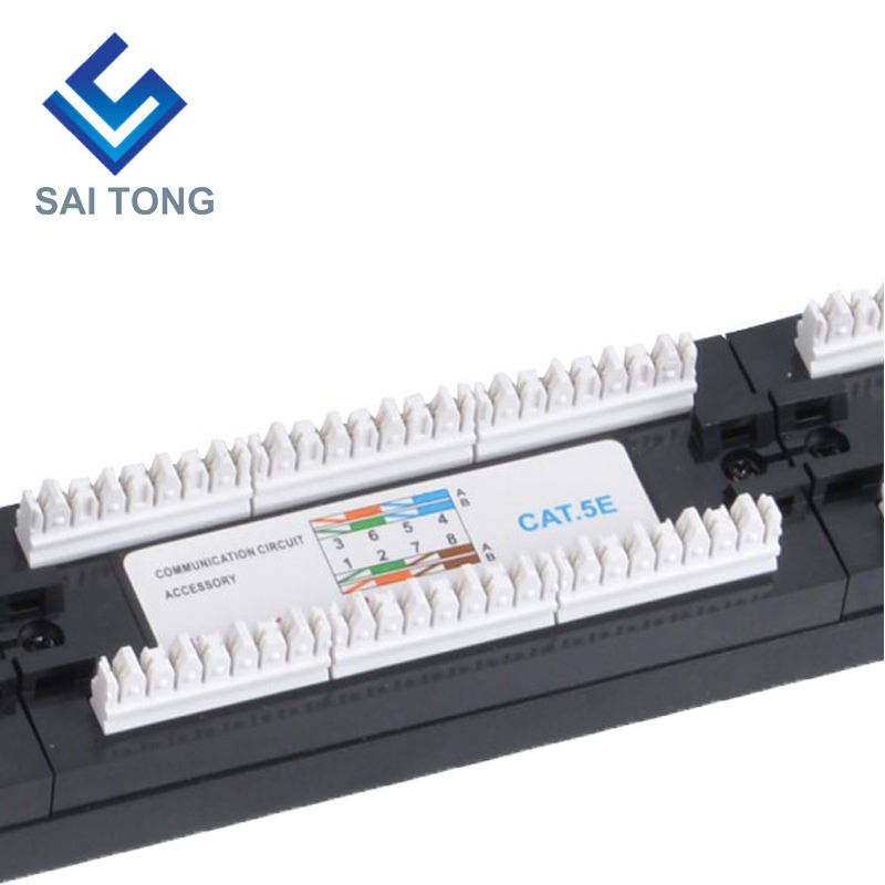 1U 19'' 24 Ports RJ45 Krone Jacken, Stahlhalterung Cat5e Patch Panel Blank ungeschirmt utp Cat5e CAT5 CAT6 RJ45 Patch Panel