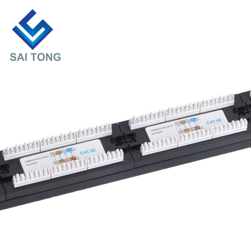 1U 19'' 24 Ports RJ45 Krone Jacken, Stahlhalterung Cat5e Patch Panel Blank ungeschirmt utp Cat5e CAT5 CAT6 RJ45 Patch Panel