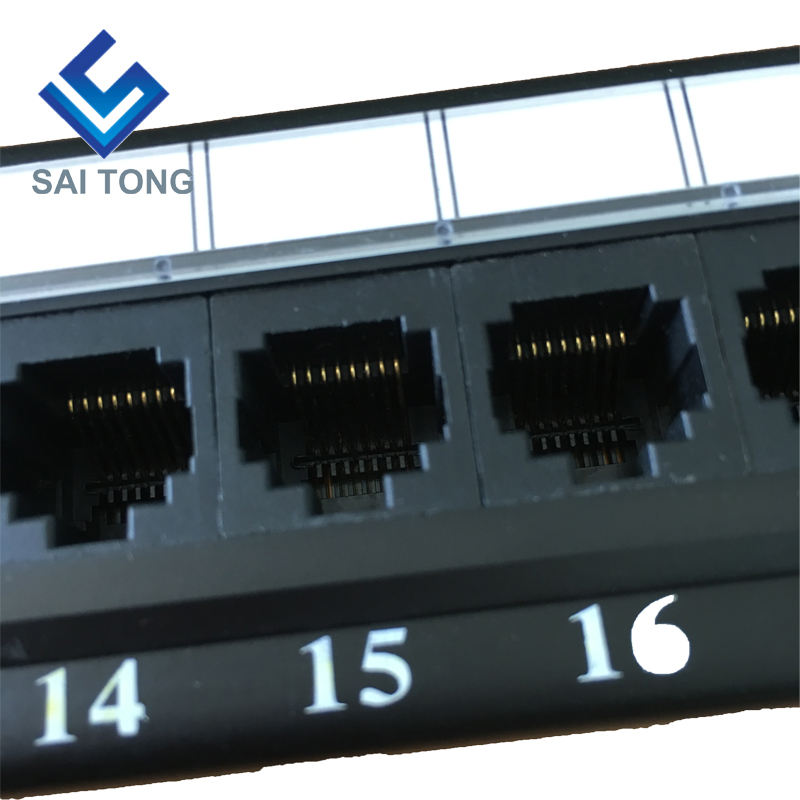 1U 19'' 24 Ports RJ45 Krone Jacken, Stahlhalterung Cat5e Patch Panel Blank ungeschirmt utp Cat5e CAT5 CAT6 RJ45 Patch Panel