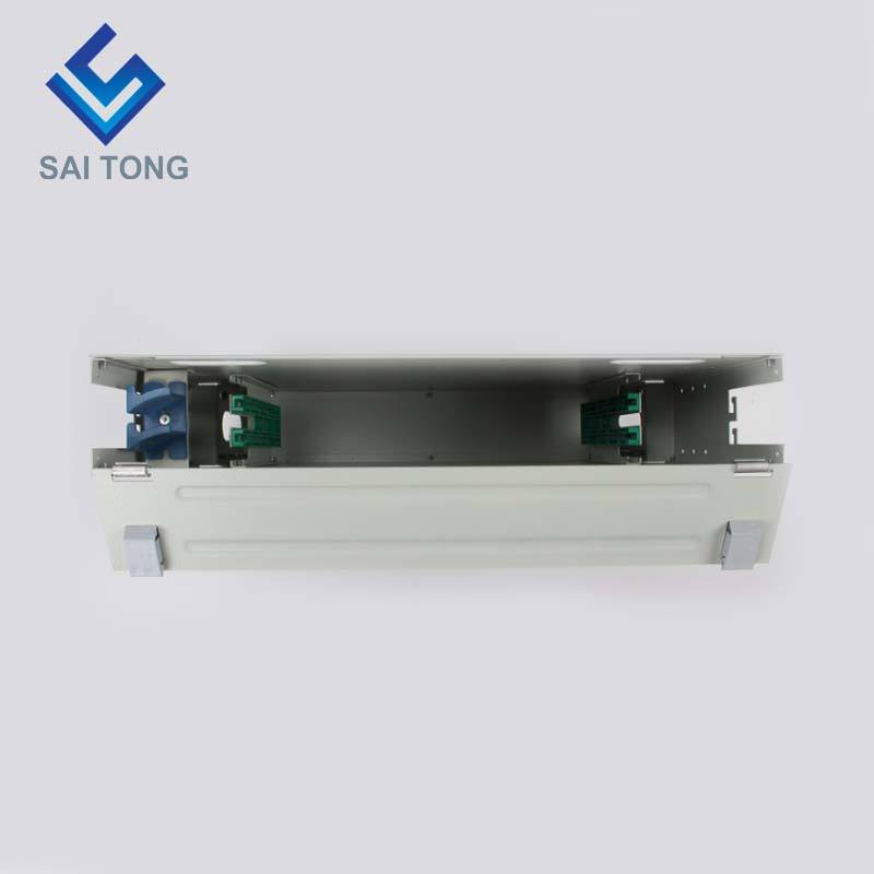 SaiTong FTTH 19-Zoll-Rackmontage 24-Port-Schrank SC/FC ODF 2 HE 24-Kern-Glasfaser-Verteilerrahmen Optionale Volllast